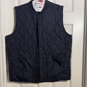 GAP Men's Quilted Navy Vest
